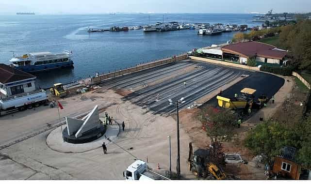 1 Mart Vapur İskelesi Otoparkı yüzde 85 tamam 1 1 mart vapur iskelesi otoparki yuzde 85 tamam