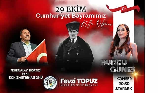 29 ekim cumhuriyet bayrami fener alayi ve burcu gunes konseriyle kutlanacak