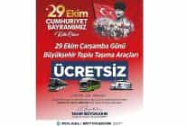 29 ekimde toplu ulasim ucretsiz