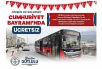 29 ekimde ulasim ucretsiz olacak