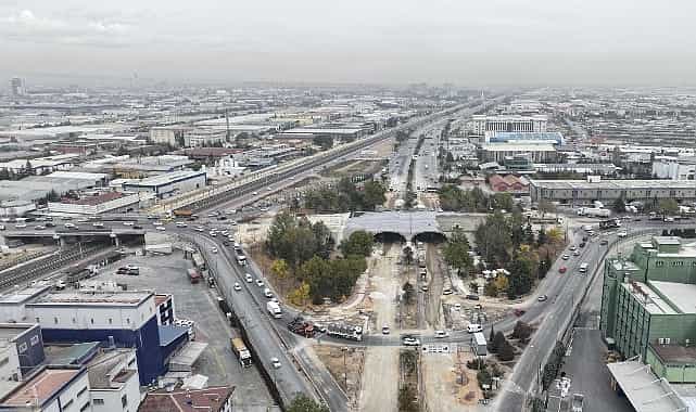 baskan altay marangozlar koprulu kavsaginin ankara yolu kismini 3 kasimda trafige acacagiz