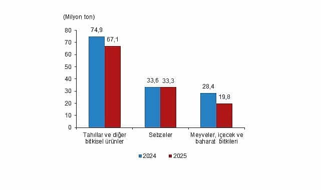 bitkisel uretim 2 tahmini 2025