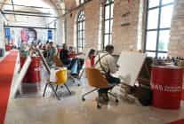 fisekhanede cumhuriyetin ruhu sanatla bulusuyor