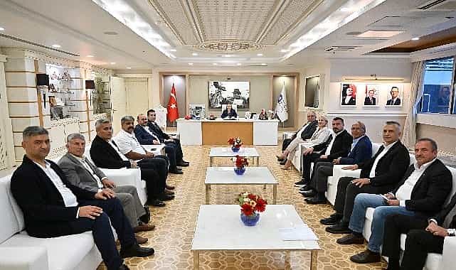 Muhtarlardan Başkan Vekili Özdemir’e ziyaret 1 muhtarlardan baskan vekili ozdemire ziyaret