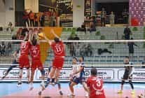 osmangazili voleybolcular filede firtina estirdi