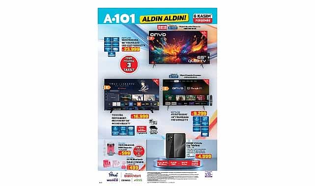 6 kasimda a101de teknolojik urunler tuketiciyle bulusuyor