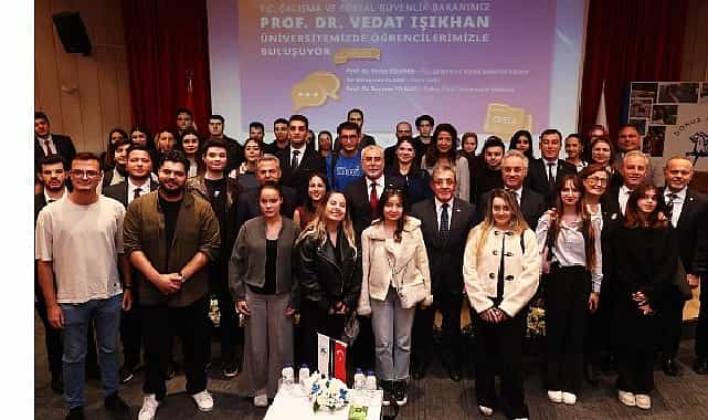 Bakan Işıkhan: “Dokuz Eylül Üniversitesi Rekor Kırıyor” 1 bakan isikhan dokuz eylul universitesi rekor kiriyor