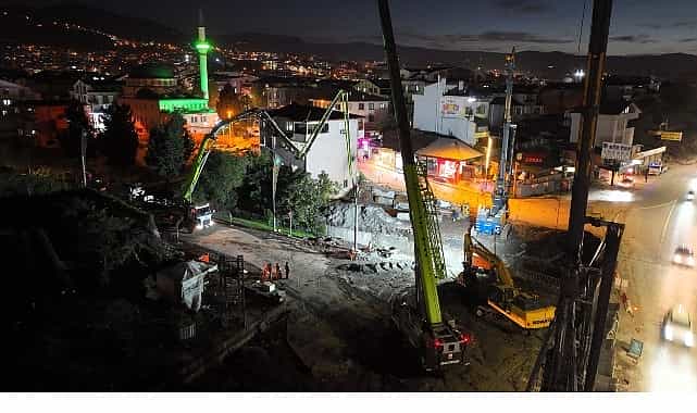 Başiskele Kavşak Projesi'nde ışıklar hiç sönmüyor 1 basiskele kavsak projesinde isiklar hic sonmuyor