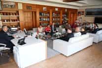 baskan topalogluna antrenor ve sporculardan ziyaret