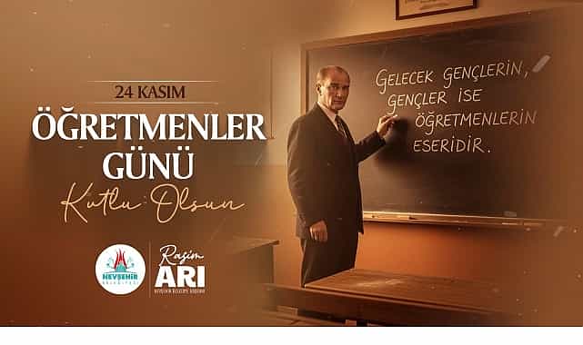 Belediye Başkanı Arı'nın Öğretmenler Günü Mesajı 1 belediye baskani arinin ogretmenler gunu mesaji