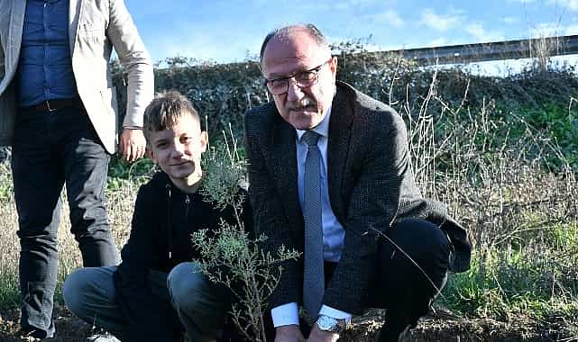 belediye baskani nergiz karaagacli ozturkten fidan dikimine destek