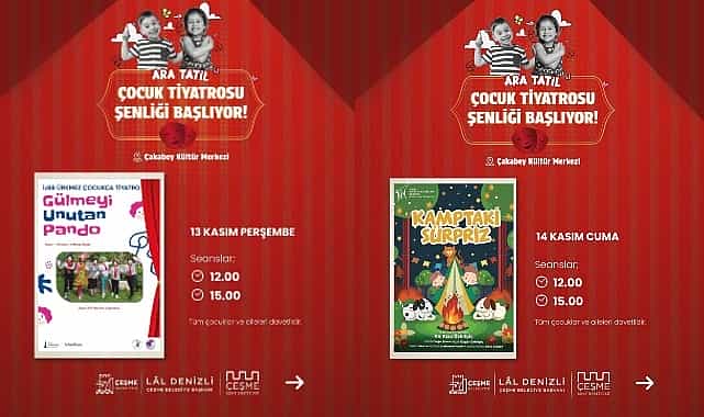 Çeşme Belediyesinden miniklere tiyatro dolu ara tatil 1 cesme belediyesinden miniklere tiyatro dolu ara tatil