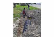 edremitte yagislara karsi onlem narlida yagmur suyu hatti calismalari