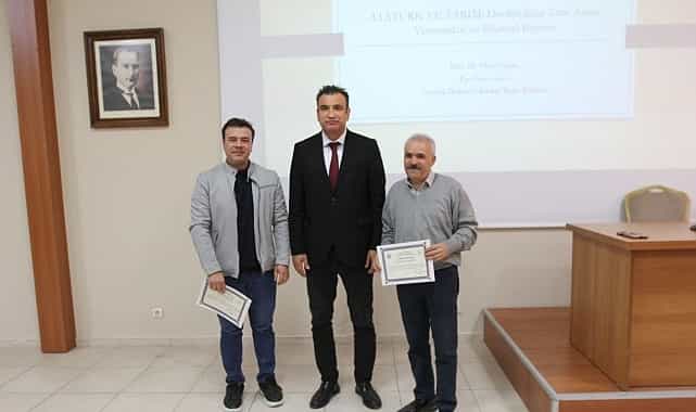 EÜ’de Atatürk, tarım politikaları ve Cumhuriyet vizyonuyla anıldı 1 eude ataturk tarim politikalari ve cumhuriyet vizyonuyla anildi