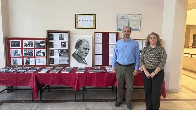 EÜ’de “Atatürk’ü Anma” köşesi açıldı 1 eude ataturku anma kosesi acildi