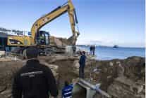 focada dere yatagina yapilan kanal taskini onledi