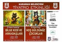 karaman belediyesinden cocuklara ucretsiz tiyatro