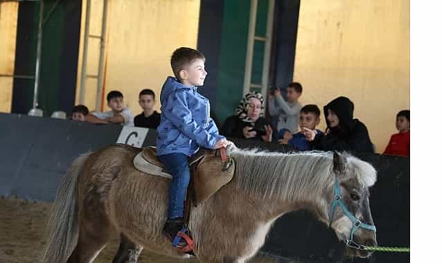 kartepe belediyesi atli binicilik kulubune yogun ilgi
