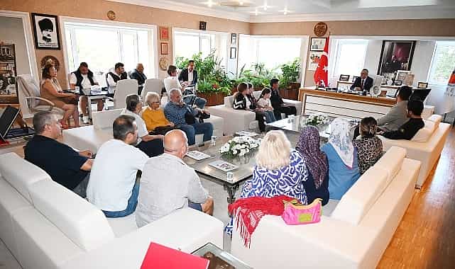 kuzdere halkindan baskan topalogluna tesekkur ziyareti