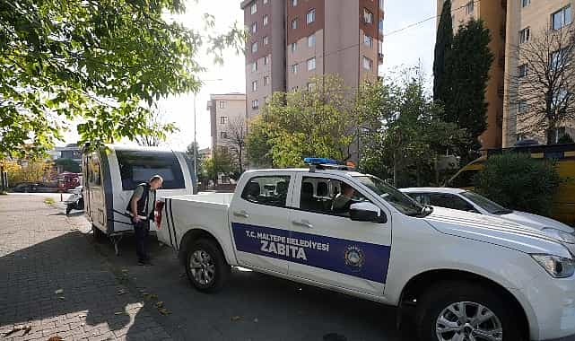 maltepe sokaklarinda karavanlara gecit yok