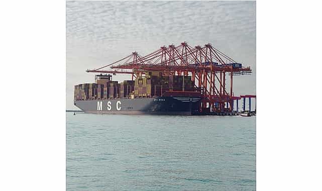 Mersin Uluslararası Limanı, Dünyanın En Büyük Konteyner Gemisi MSC Irina’yı Ağırladı 1 mersin uluslararasi limani dunyanin en buyuk konteyner gemisi msc irinayi agirladi