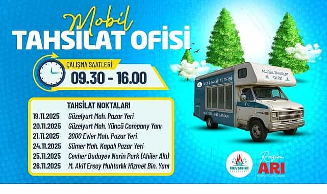 Mobil Tahsilat Ofisi, Farklı Noktalarda Hizmet Verecek 1 mobil tahsilat ofisi farkli noktalarda hizmet verecek