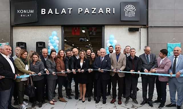 niluferin modern pazar alani balatta hizmete acildi