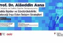 prof dr alaeddin asna 9 iletisim ve halkla iliskiler sempozyumunda halkla iliskiler ve surdurulebilirlik tartisilacak