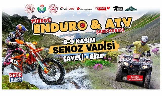 senoz vadisinde turkiye enduro ve atv sampiyonasi canli yayinda