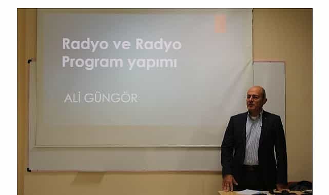 yapimci gungor egeli ogrencilere program yapim surecini anlatti