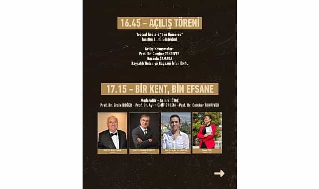 4. Uluslararası Bayraklı Homeros Sanat ve Edebiyat Festivali Başlıyor 1 4 uluslararasi bayrakli homeros sanat ve edebiyat festivali basliyor