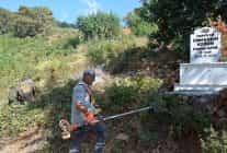 alanya cikcilli mezarliginin kapasitesi artiriliyor