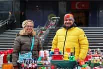 bucada yeni yil pazarina buyuk ilgi