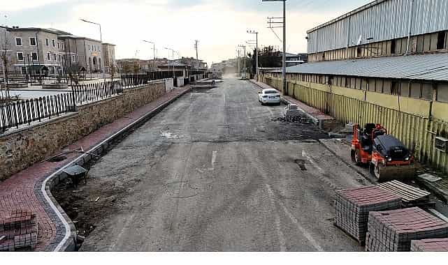 buyuksehir calisiyor darica ozbay sokak yenileniyor