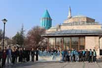 ilcelerdeki 7 sinif ogrencileri konyanin kulturel mirasini yakindan taniyor