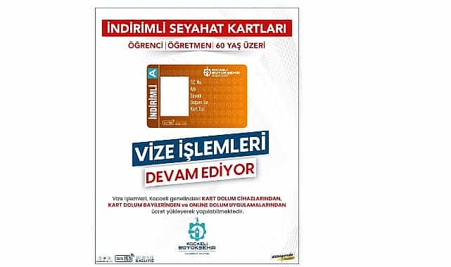 indirimli kocaelikart vize islemlerinde son tarih 1 ocak 1
