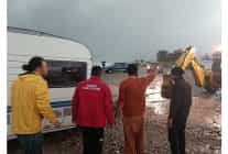 karavanlarinda mahsur kalan turistler kurtarildi