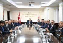 konya protokolu ankarada bakan yumakli ile bir araya geldi