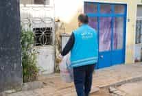 milas belediyesi soguk kis gunlerinde vatandaslarin yaninda