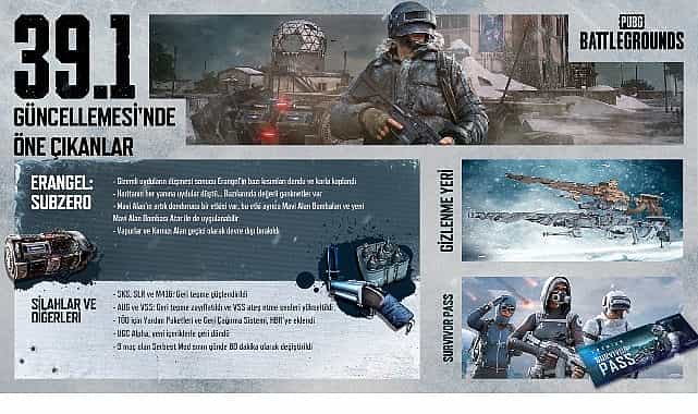 PUBG: BATTLEGROUNDS, Sizi "Erangel: Subzero"nun Buz Tutmuş Savaş Alanlarına Çağırıyor 1 pubg battlegrounds sizi erangel subzeronun buz tutmus savas alanlarina cagiriyor