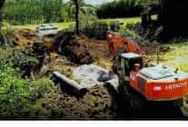 toramanlarda sulama suyu toprakla bulustu