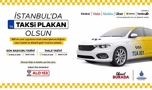 Uygulama Bazlı Taksi İçin Yeni İhale 9 Aralık’ta 1 uygulama bazli taksi icin yeni ihale 9 aralikta