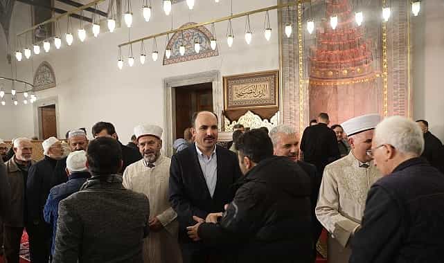 vali akin ve baskan altay regaip kandilinde konyalilarla bulustu