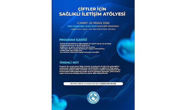 aliaga belediyesinden ciftler icin saglikli iletisim atolyesi