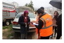 antalya buyuksehir belediyesi afetin izlerini silmek icin sahada