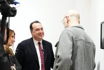 ataturk sergisi ziyaretcileriyle bulustu