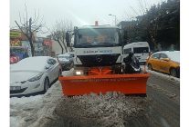 bagcilar belediyesi karla mucadele timi sahada