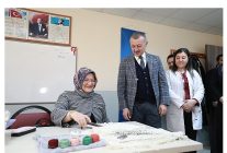 baskan buyukakin ko mek kursiyerlerini ziyaret etti