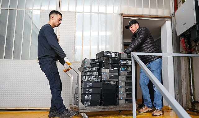 bucada atik elektrikli ve elektronik esyalar geri donusume kazandiriliyor