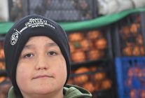 carsamba pazari esnafina eldiven ve bere destegi